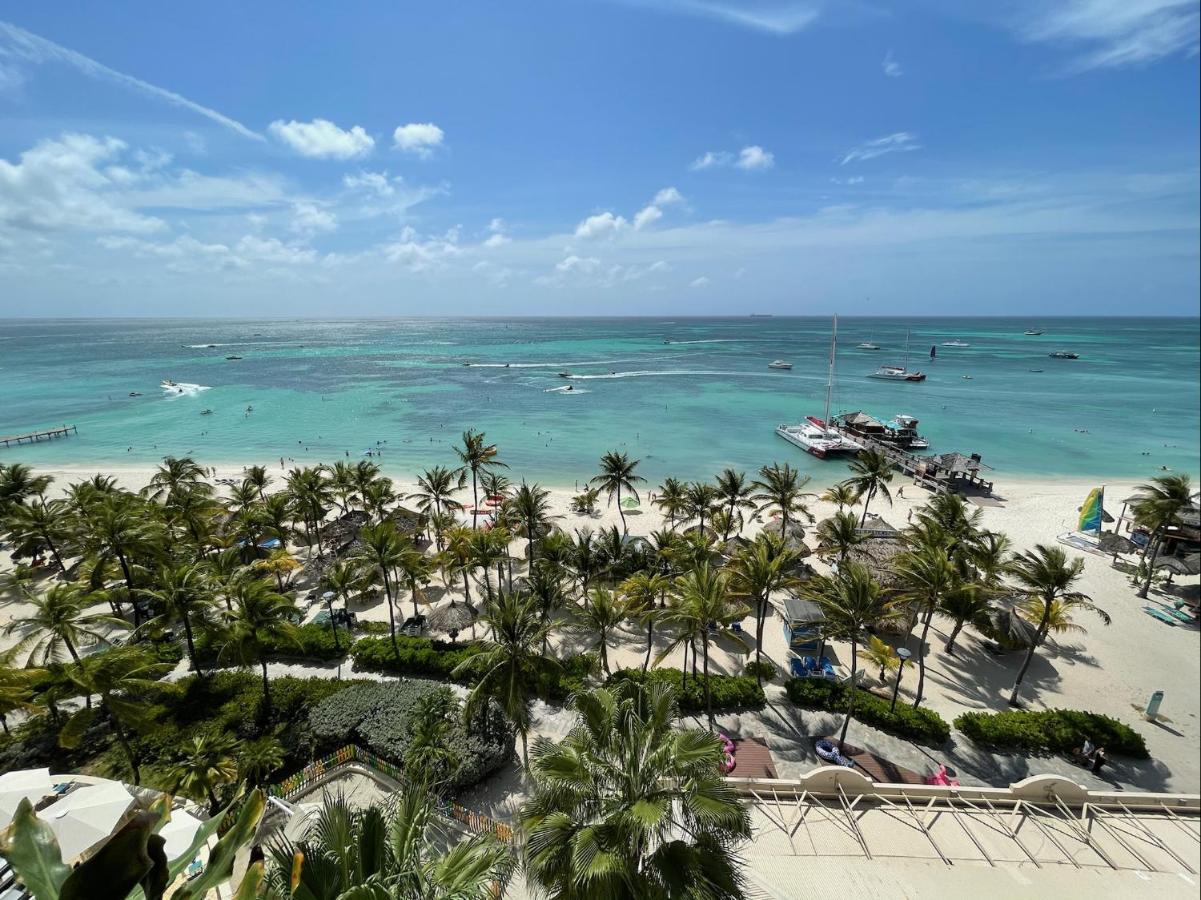 Luxury Ocean View Condo @ Aruba'S Palm Beach Dış mekan fotoğraf